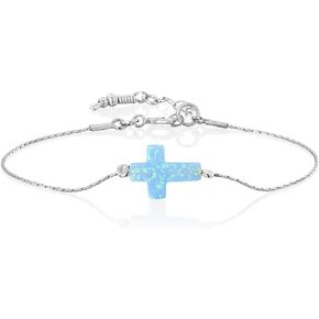 BR72 - Opal Cross Bracelet in Kuwait