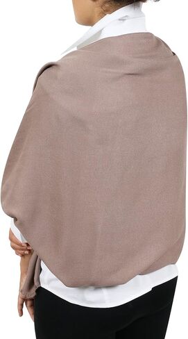 Ferre Gianfranco Taupe Pashmina Scarf in Saudi Arabia