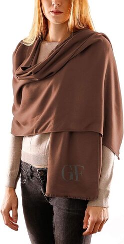 Ferre Gianfranco Taupe Pashmina Scarf in Saudi Arabia
