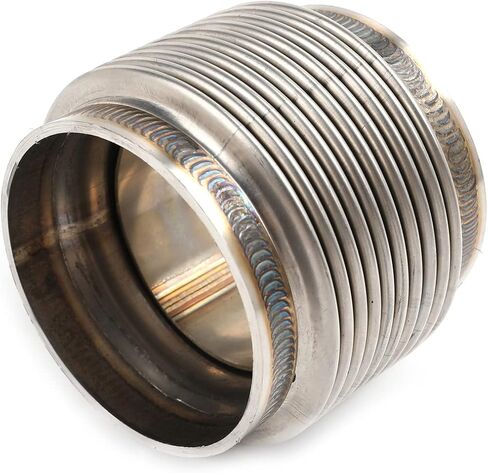 FORDECO 3 "ID T304 الفولاذ المقاوم للصدأ العادم بيلو فليكس الأنابيب المشتركة 3" فائقة القوة الطول الإجمالي 4 " in Kuwait