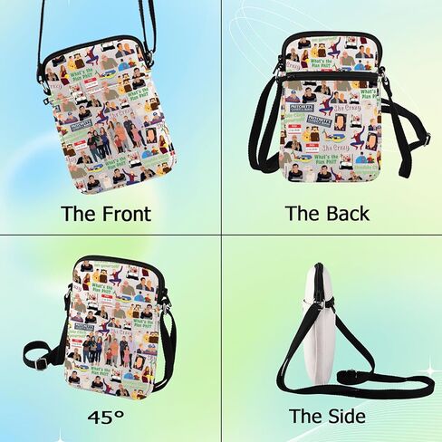 G2TUP Dunphy Family Crossbody Bag Phil & Claire Dunphy Fans Gift What The Plan حقيبة كتف فيل سلع عائلة بريتشيت in Kuwait