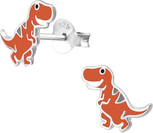 925 Sterling Silver Cute Tiny Dinosaur Stud Earrings (Your Choice) in Saudi Arabia