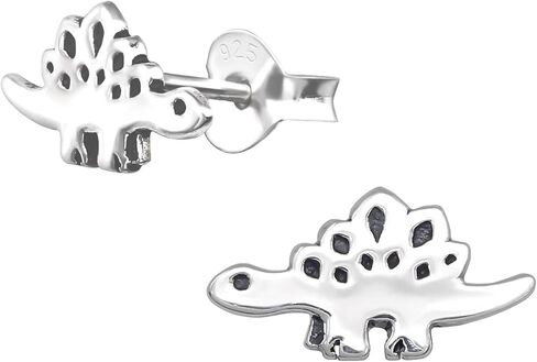 925 Sterling Silver Cute Tiny Dinosaur Stud Earrings (Your Choice) in Saudi Arabia