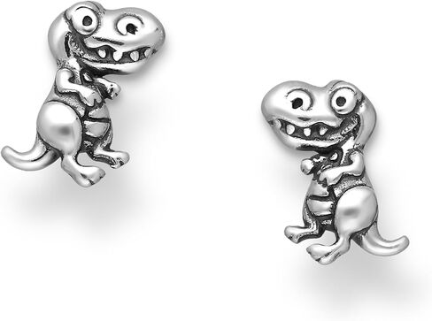 925 Sterling Silver Cute Tiny Dinosaur Stud Earrings (Your Choice) in Saudi Arabia