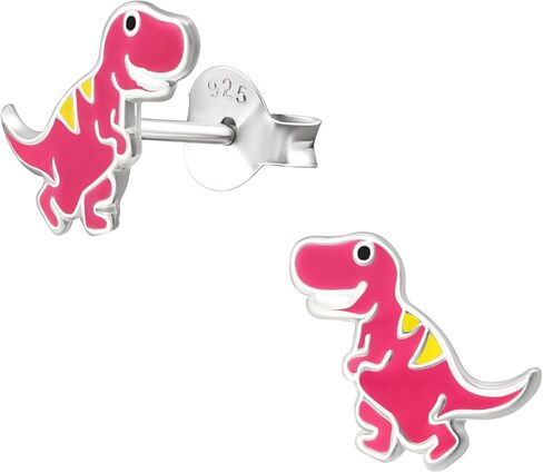 925 Sterling Silver Cute Tiny Dinosaur Stud Earrings (Your Choice) in Saudi Arabia