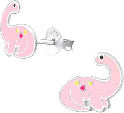 925 Sterling Silver Cute Tiny Dinosaur Stud Earrings (Your Choice) in Saudi Arabia