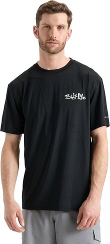 Salt Life Mens One Cast at a Time Short Sleeve Stretchy Fit Performance Pocket Tee in Saudi Arabia