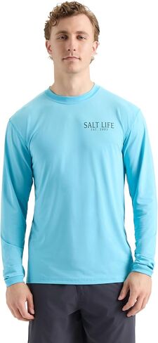 Salt Life Mens American Quiver Long Sleeve Stretchy Fit Performance Tee in Saudi Arabia