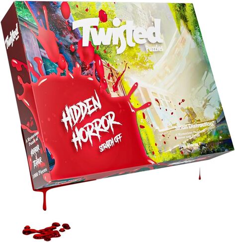 Hidden Horror Series: Unwelcome Guests, 1000 Piece Adult Jigsaw Puzzle, A Scare for Those Who Dare in Saudi Arabia