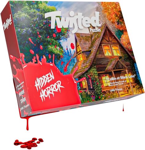 Hidden Horror Series: Unwelcome Guests, 1000 Piece Adult Jigsaw Puzzle, A Scare for Those Who Dare in Saudi Arabia
