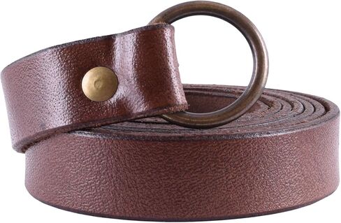 Battle-Merchant Medieval Leather Ring Belt – Long Viking Warrior Belt Reenactment, LARP & Renaissance Fair Accessory in Saudi Arabia