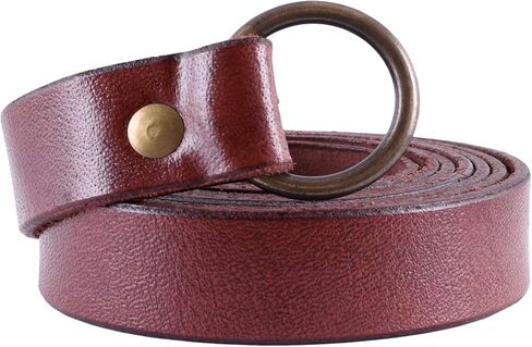 Battle-Merchant Medieval Leather Ring Belt – Long Viking Warrior Belt Reenactment, LARP & Renaissance Fair Accessory in Saudi Arabia