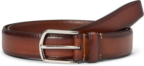 Johnston & Murphy Men's Edge Embossed Leather Belt in Saudi Arabia
