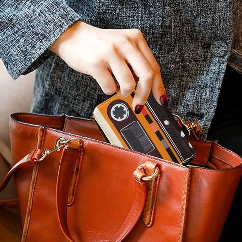 محفظة حامل بطاقات الائتمان من بولاز للنساء RFID بسحاب حافظة بطاقات فراولة لطيف وردي جلد نحيف صغير (لون 6) in Kuwait