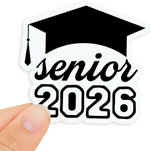 120 Pcs SENIOR 2025 Custom Shaped Stickers - Class of 2025 Decals, Seniors 2025 Gift Stickers, Cute & Fun School Stickers for Graduation Party Decorations in Kuwait
