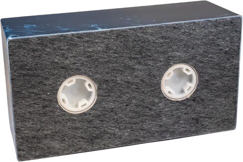Navy Cultured Marble Cremation Urn for Two - Blue, Companion Sized for Human Ashes, Ground Burial, Funeral Home Memorial in Saudi Arabia