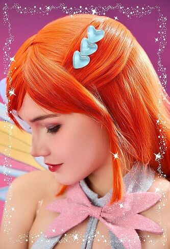 Micotaku Winx Club Enchantix Women's Bloom Cosplay Costume with Wings in Saudi Arabia