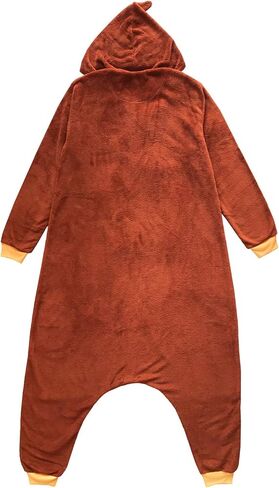 Seven Times Six Donkey Kong Adult Microfleece Costume Kigurumi Union Suit One-Piece Pajama Outfit in Saudi Arabia