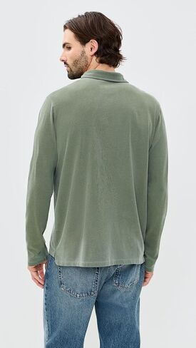 Save Khaki Men's Long Sleeve Polo in Saudi Arabia