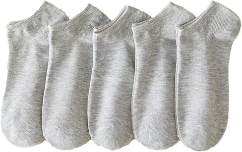 5 Pairs Non Slip No Show Ankle Socks for Men/Women, Breathable Comfor Low Cut Athletic Sock in Saudi Arabia