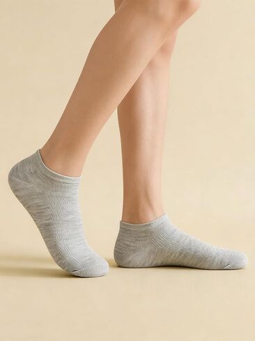 5 Pairs Non Slip No Show Ankle Socks for Men/Women, Breathable Comfor Low Cut Athletic Sock in Saudi Arabia