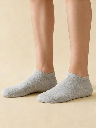 5 Pairs Non Slip No Show Ankle Socks for Men/Women, Breathable Comfor Low Cut Athletic Sock in Saudi Arabia