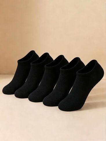 5 Pairs Non Slip No Show Ankle Socks for Men/Women, Breathable Comfor Low Cut Athletic Sock in Saudi Arabia