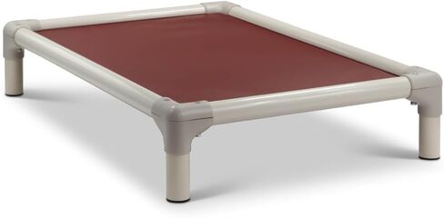 Kuranda Chewproof Dog Bed - Walnut PVC - 40 "× 25" - فينيل الثقيل - الملكي in Kuwait
