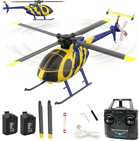 RC ERA C184 MD500 RC Helicopter ، 2.4G 4CH 4CH-PROPELLER RC HELICOPTER مع 6 محاور GYRO و One-IDEAL in Kuwait