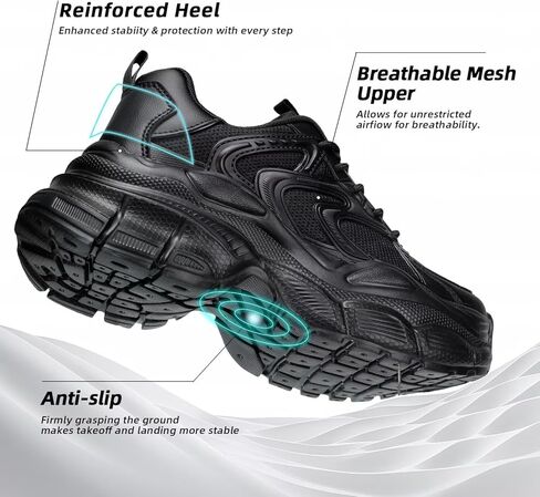Womems Walking Shoes Running Tennis Fashion Chunky Sneakers Athletic Gym Workout Comfortable Breathable Lightweight in Saudi Arabia