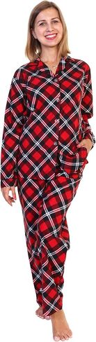 Angelina Women's Cozy Flannel Pajama Set in Saudi Arabia