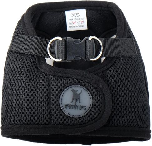 The Worthy Dog Step-in Sidekick Padded Harness Pink With Secure Back Buckle, Adjustable Velcro, and D rings for Leash - Cute, Fashionable, and Comfy Puppy Doggy Outdoor Walking Vest Accessory - Small in Kuwait