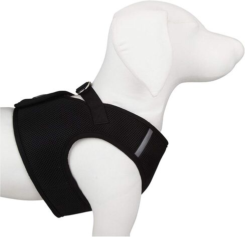 The Worthy Dog Step-in Sidekick Padded Harness Pink With Secure Back Buckle, Adjustable Velcro, and D rings for Leash - Cute, Fashionable, and Comfy Puppy Doggy Outdoor Walking Vest Accessory - Small in Kuwait