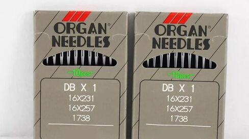 20 Organ BLx1 Round Shank Overlock Serger Needles - Interchangeable with Singer 2053, Juki JLx1, Babylock BLx4, Industrial 16x231 ~ Multiple Sizes! (Metric Size 90/14) in Saudi Arabia