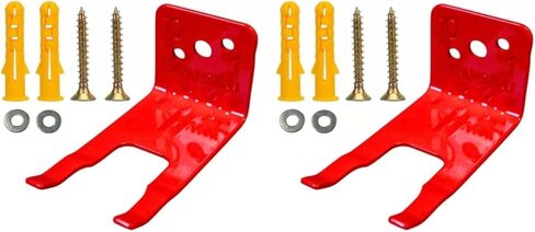 Universal Fire Extinguisher Bracket, Fire Extinguisher Mounts & Brackets up to 40 lbs, Suitable for Big and Small Fire Extinguisher Cabinet, Holder for Dry Chemical and Water Extinguishers (20 Pack) in Kuwait