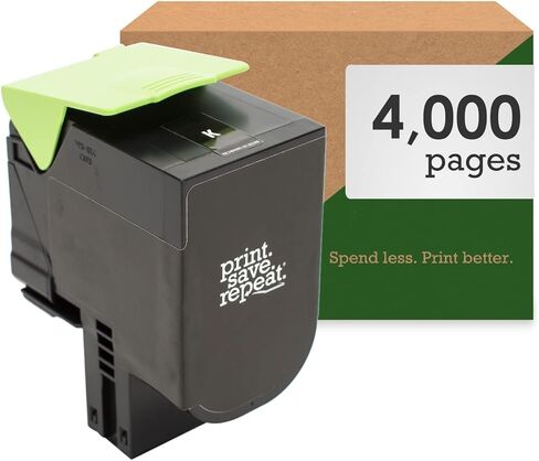 Print.Save.Repeat. Lexmark 801HM Magenta High Yield Remanufactured Toner Cartridge for CX410, CX510 Laser Printer [3,000 Pages] in Saudi Arabia