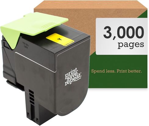Print.Save.Repeat. Lexmark 801HM Magenta High Yield Remanufactured Toner Cartridge for CX410, CX510 Laser Printer [3,000 Pages] in Saudi Arabia