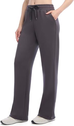 Danskin Womens Fleece Luxe Double Knit Flare Leg Sweatpants in Saudi Arabia
