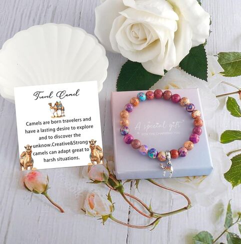 MollyQueen Camel Bracelet for Women Camel Gifts Camel Jewelry Camel Inspirational Gift Camel Lover Gift in Saudi Arabia