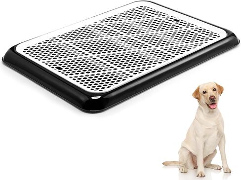Mifoci 2 Pcs Dog Pee Pad Holder Potty Tray Portable Dog Litter Box Toilet Training for Indoor Outdoor Small Medium Large Pet Puppy(25.6 x 18.9 Inch) in Kuwait