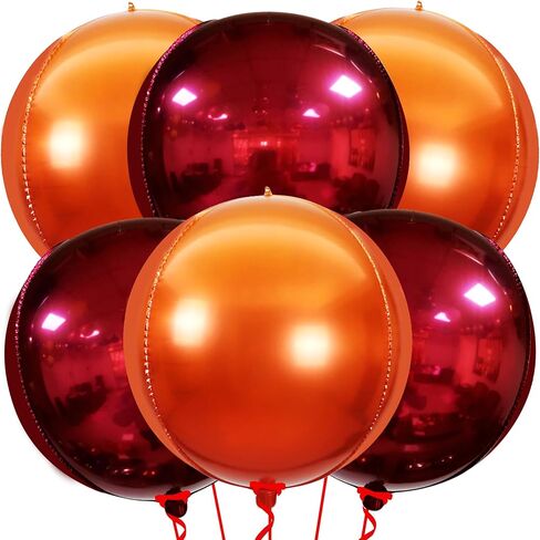KatchOn, Huge Black and Silver Foil Balloons - 22 Inch, Pack of 6 | For Black and Silver Party Decoration | Graduation Party Decorations | Prom Decoration | Prom Balloons | Birthday, Enagagement Decor in Saudi Arabia