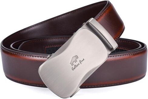 Men's Belt Ratchet Belt Of Genuine Leather For Men's Dress,Size Customized in Saudi Arabia