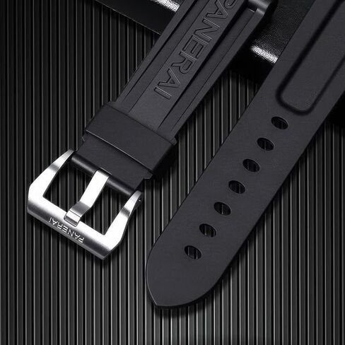 Pre-V Screw Buckle Replacement For Panerai Pam 40mm Fits Rubber Leather Strap Band Stainless Steel 20mm in Saudi Arabia
