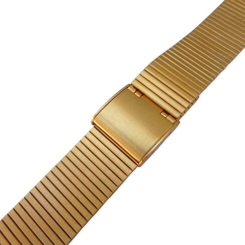Vintage Classic Gold Clip 18MM Watch Band in Saudi Arabia