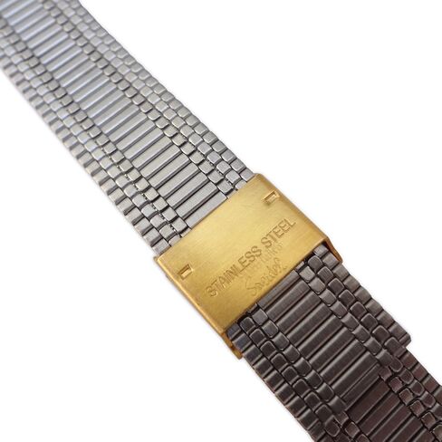 Vintage Classic Gold Clip 18MM Watch Band in Saudi Arabia