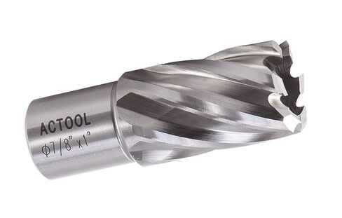 ACTOOL 1-7/8 بوصة قطر × 1 بوصة عمق القطع HSS ANNULAR Cutter مع 3/4 بوصة Weldon Shank in Kuwait