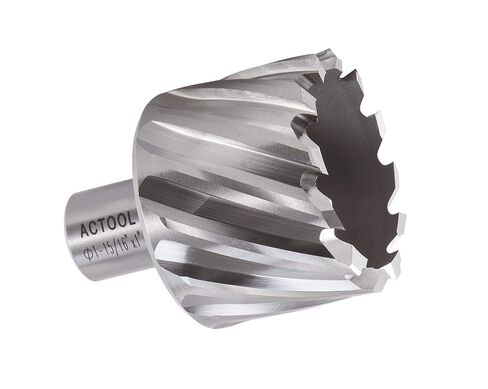 ACTOOL 1-7/8 بوصة قطر × 1 بوصة عمق القطع HSS ANNULAR Cutter مع 3/4 بوصة Weldon Shank in Kuwait