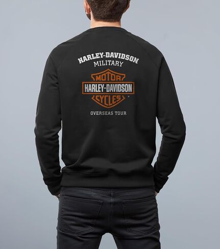 Harley-Davidson Military, Exclusive Military Overseas Tour, Special Edition Bar & Shield Men’s Sweatshirt in Saudi Arabia