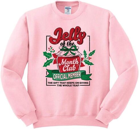 سويت شيرت TeesAndTankYou Jelly of The Month Club Christmas للجنسين in Kuwait