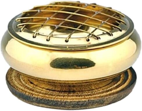 Brass Screen Incense Burner 3"dia in Saudi Arabia